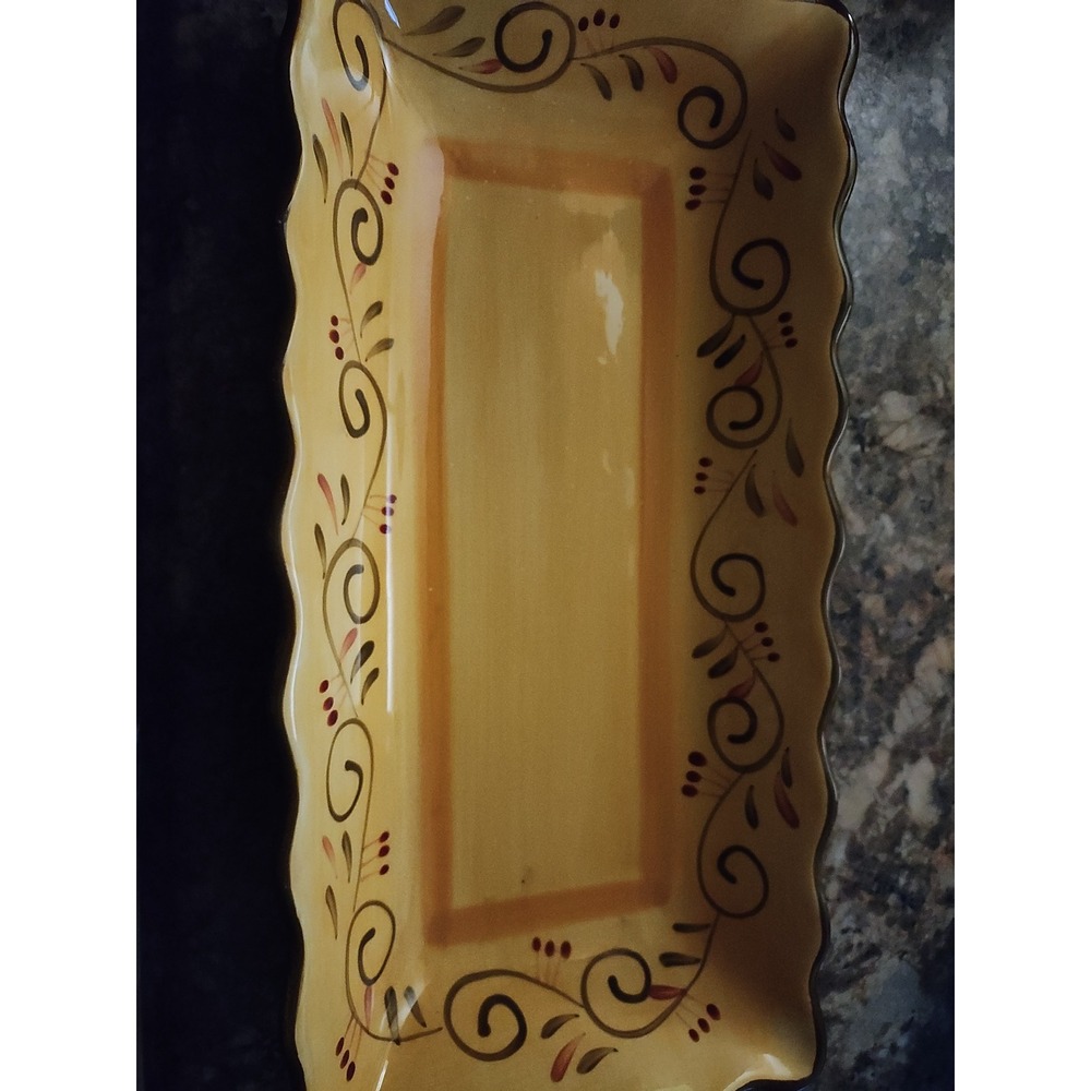 Home Trends Yellow Dish